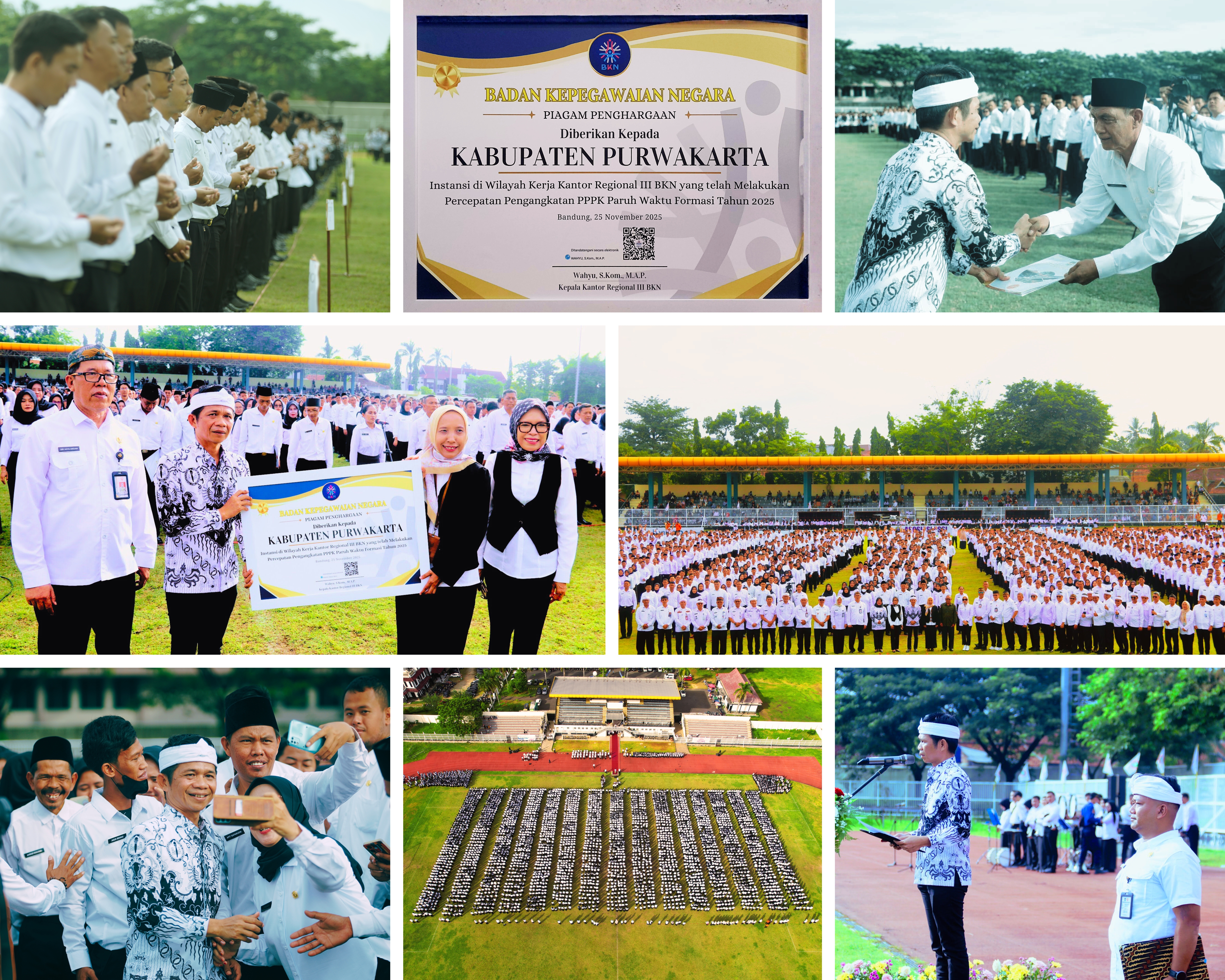 Bupati Purwakarta Melantik 4.408 P P P K Paruh Waktu