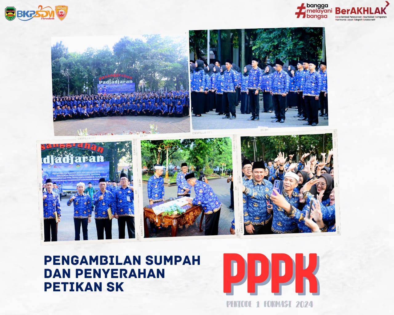Pengambilan Sumpah Dan Penyerahan S K - P P P K Formasi Tahun 2024