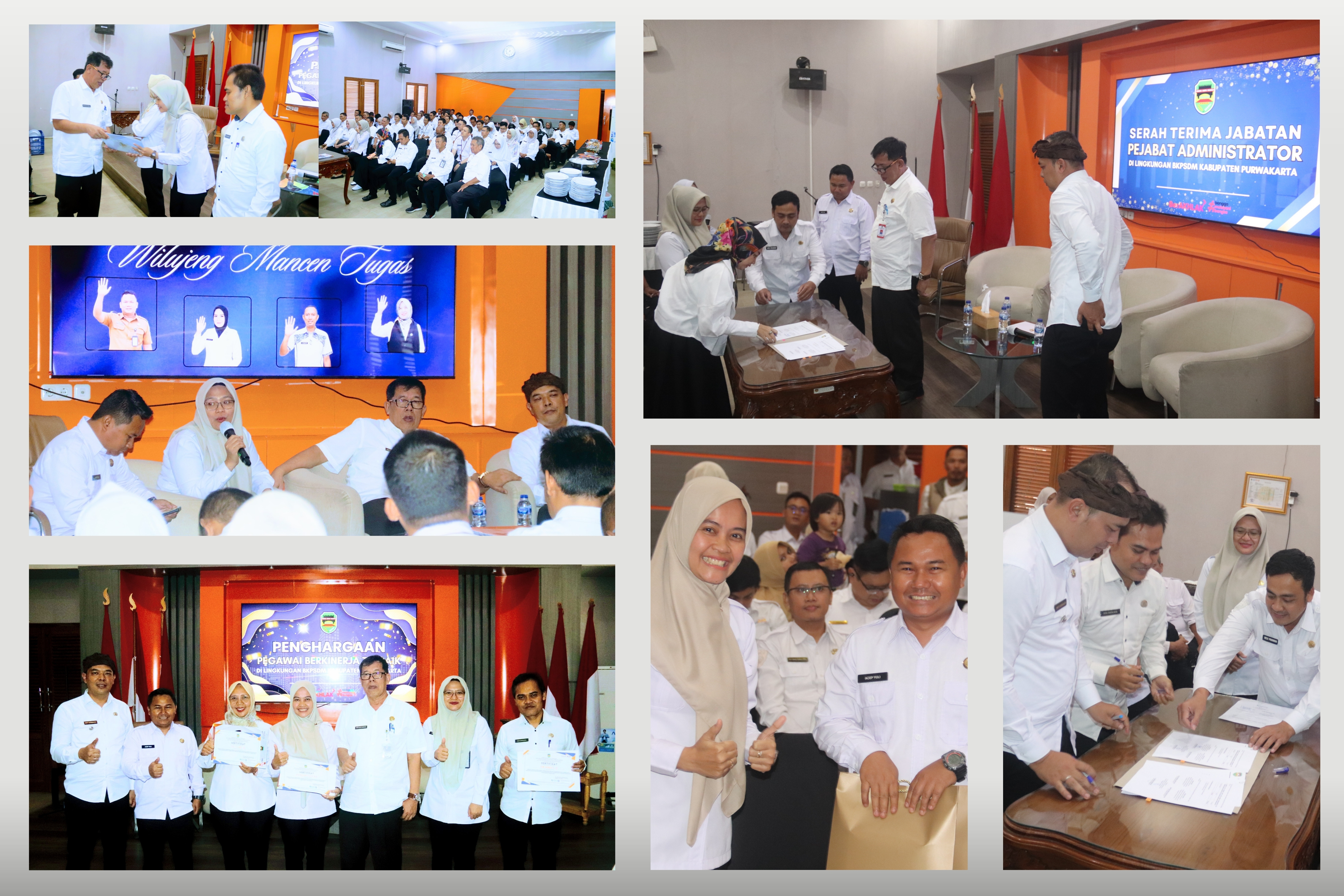 B K P S D M Kabupaten Purwakarta Laksanakan Serah Terima Jabatan