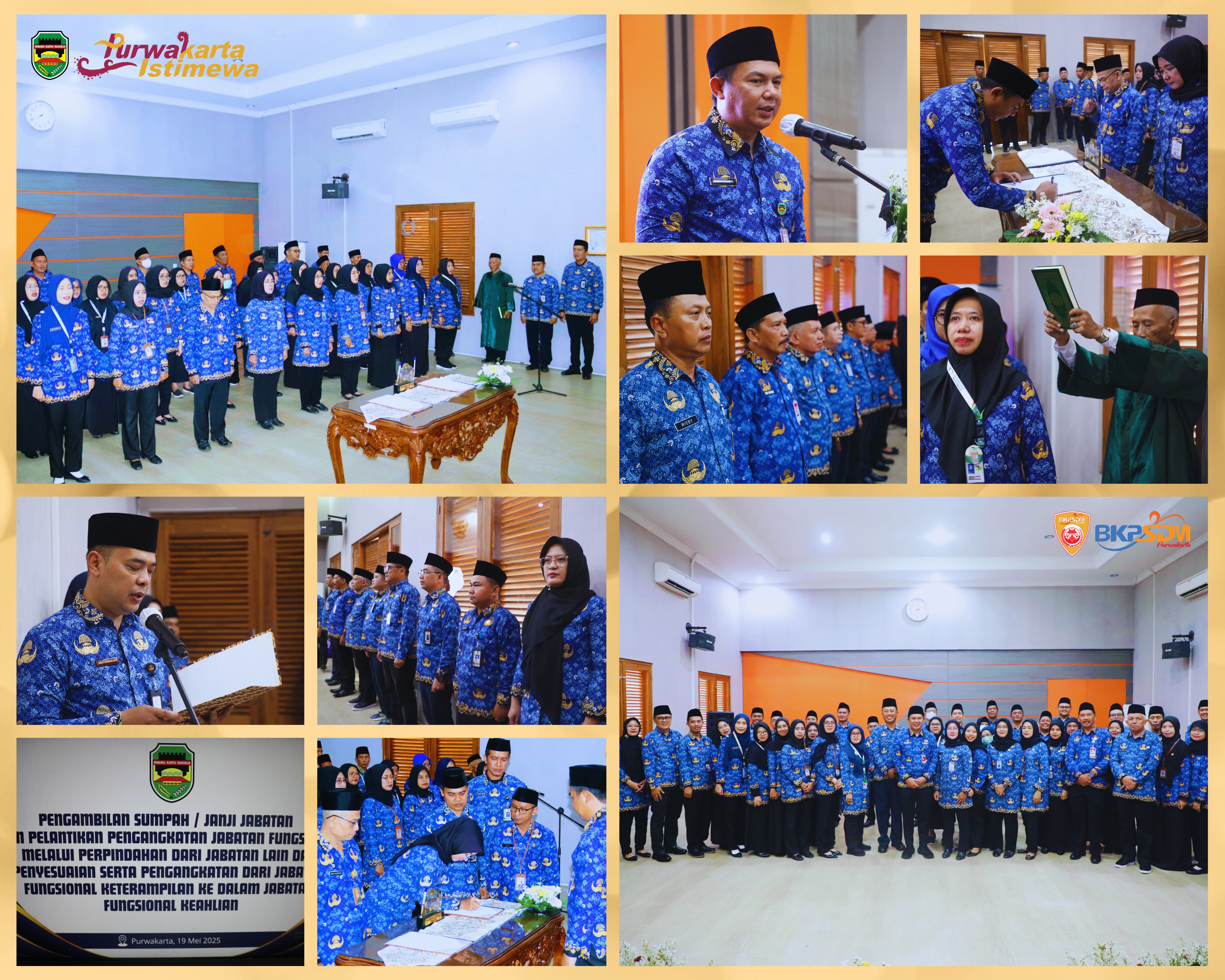 Sekda Purwakarta Melantik 37 Orang Pejabat Fungsional