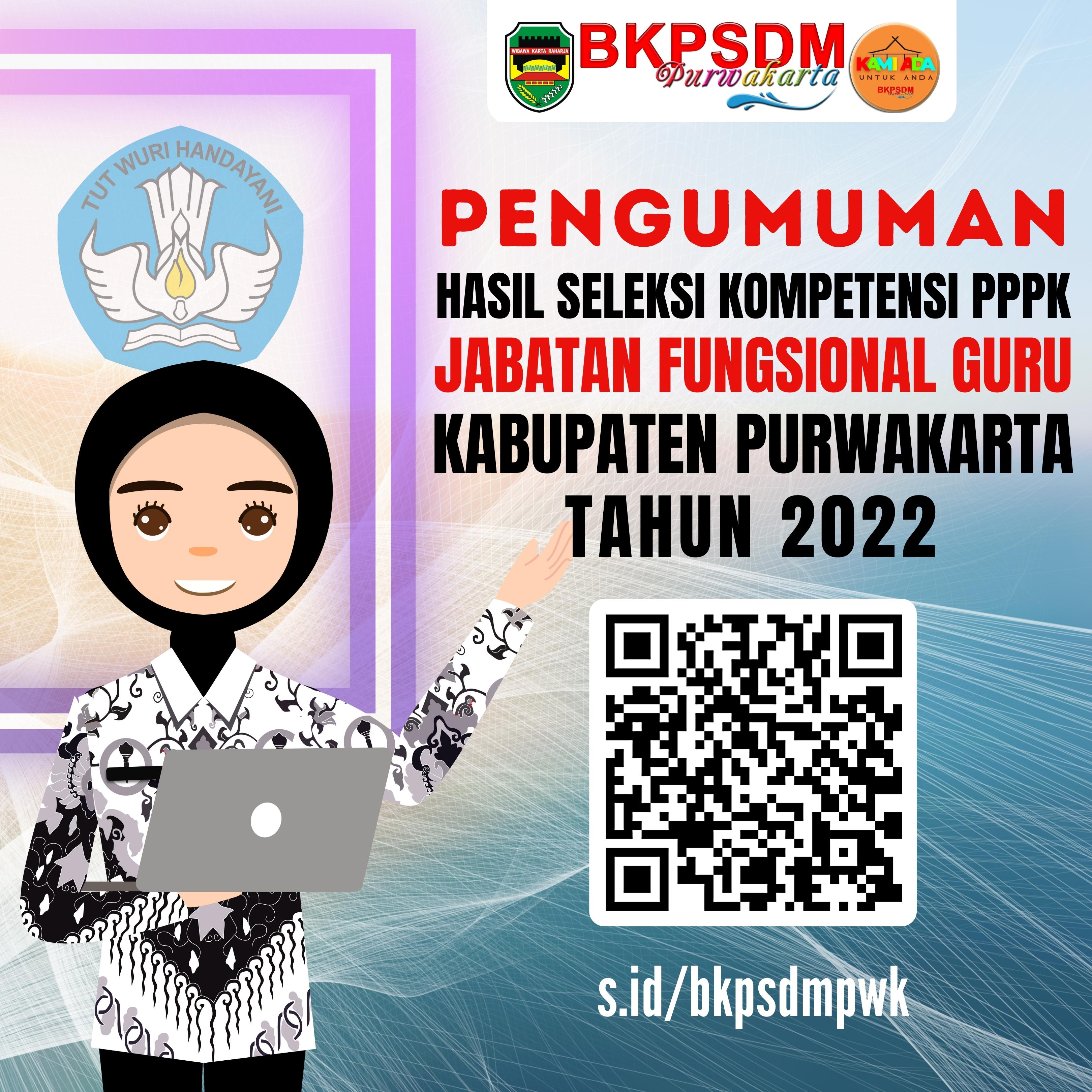 Pengumuman Hasil Seleksi Kompetensi P P P K Jabatan Fungsional Guru Tahun 2022