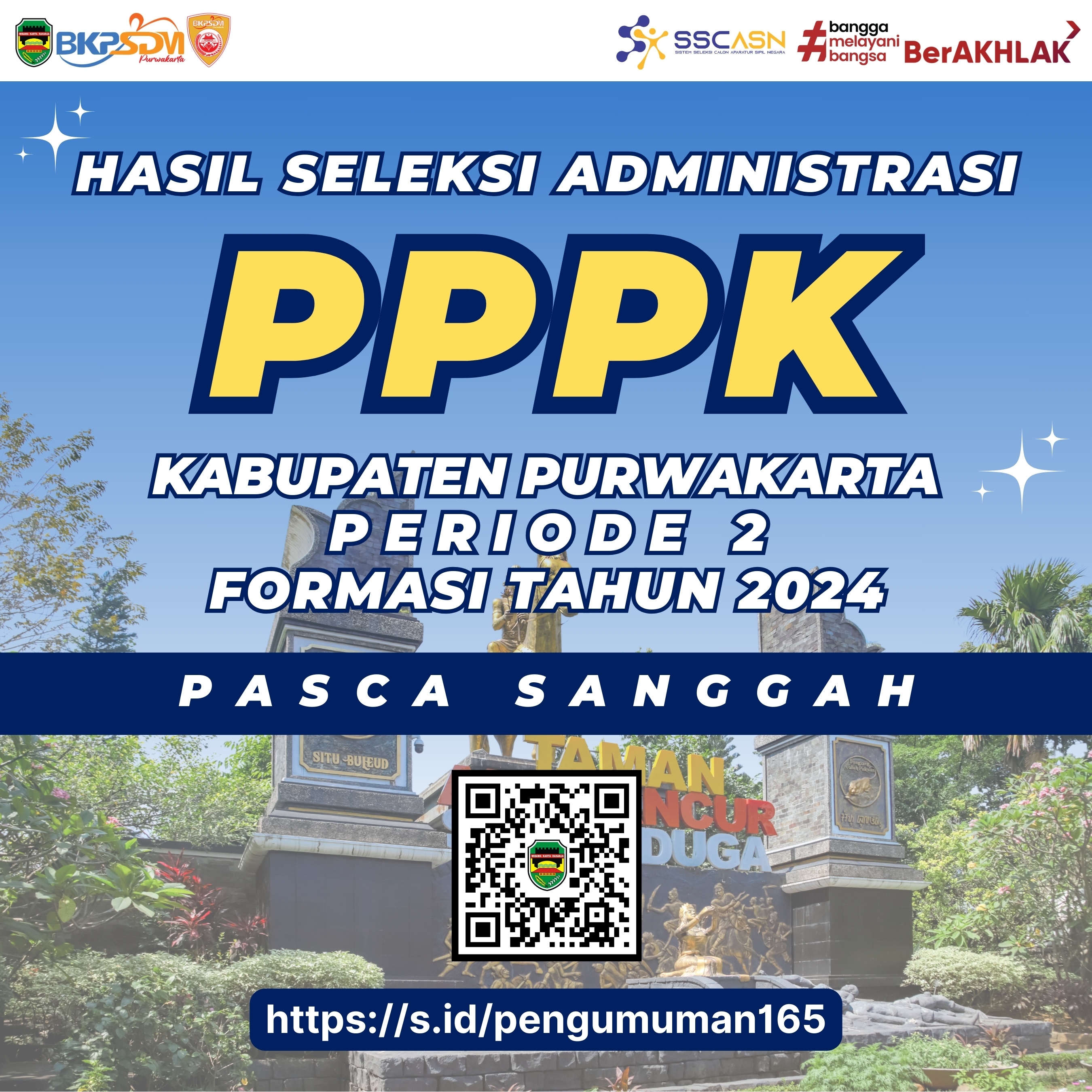 Hasil Seleksi Administrasi Pasca Sanggah Penerimaan P P P K Kabupaten Purwakarta Periode 2 Tahun 2024